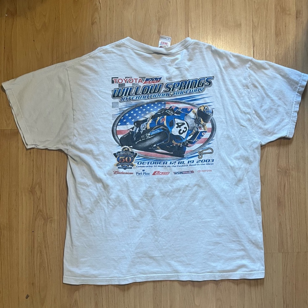 Vintage 2003 Toyota 200 Willow Springs Graphic Men's T-Shirt